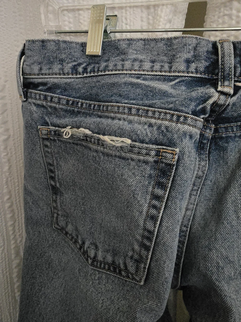 Moussy Faded Light Blue Straight-Leg Womens Size 28 Jeans